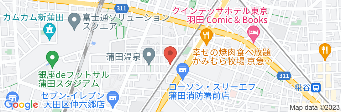 さくらすてい京急蒲田【Vacation STAY提供】の地図