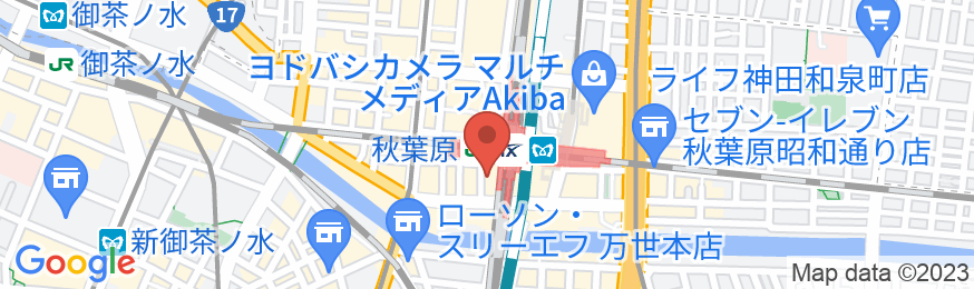 JR東日本ホテルメッツ秋葉原の地図