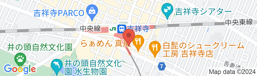 The Micro Museum Hostel Shibuya Kichijojiの地図
