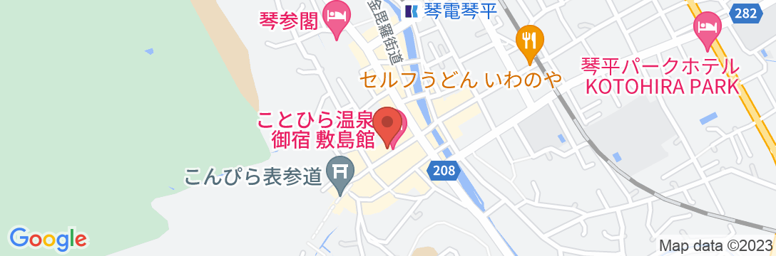 御宿 敷島館(共立リゾート)の地図