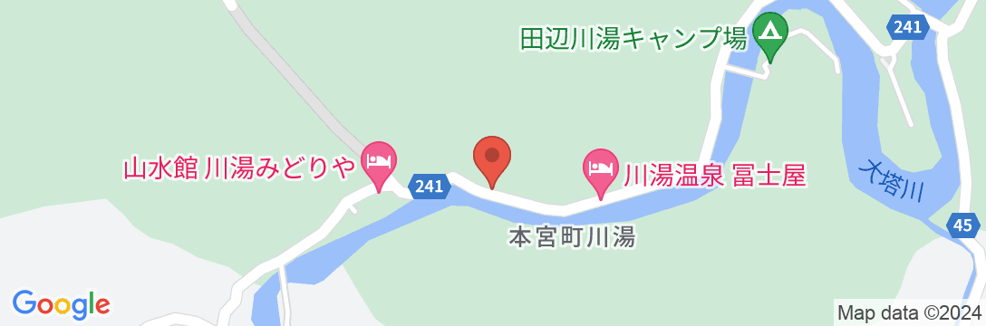 川湯温泉 旅の宿 しばの地図