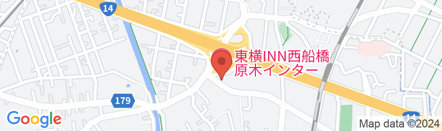 東横INN西船橋原木インターの地図