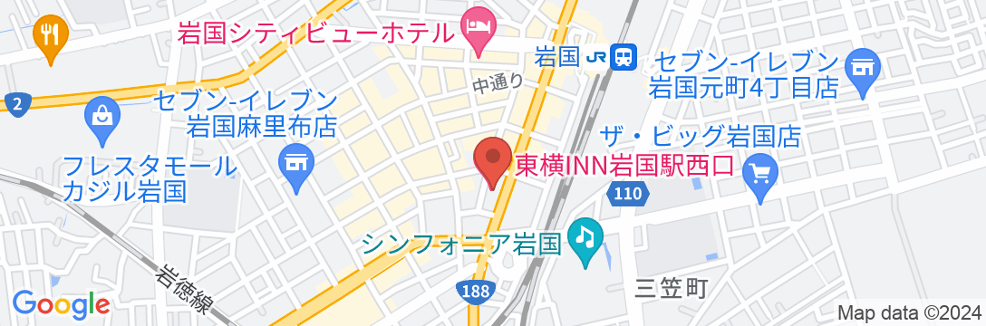東横INN岩国駅西口の地図