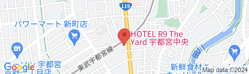 HOTEL R9 The Yard 宇都宮中央の地図