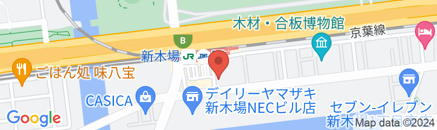 JR東日本ホテルメッツ東京ベイ新木場の地図