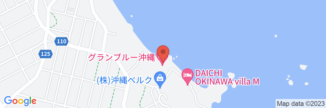 ビーチサイドリゾート グランブルー沖縄の地図