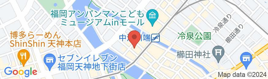 ザ・ミレニアルズ福岡(The Millennials 福岡)の地図