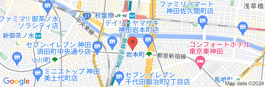 サクラクロスホテル秋葉原の地図