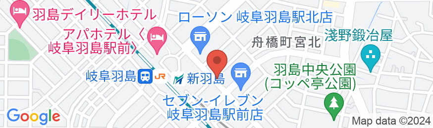 ゲストハウス岐阜羽島心音の地図