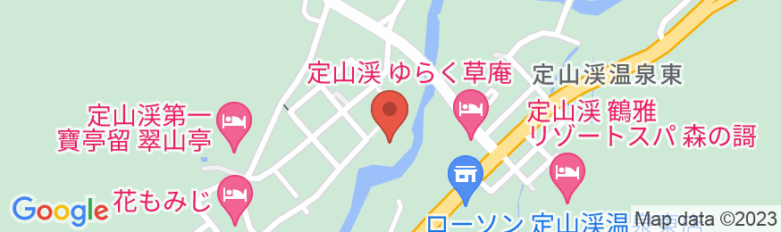美味しい宿 敷島定山渓別邸の地図