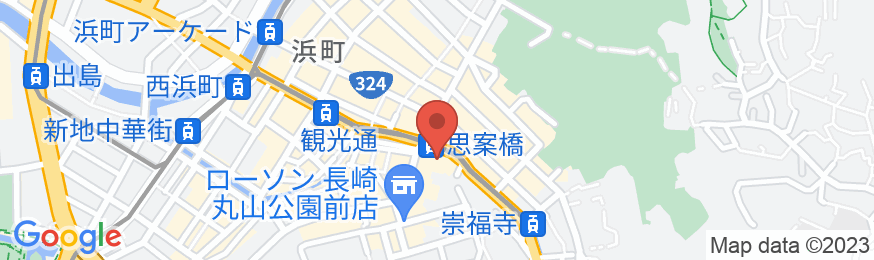 The Stay Central Nagasakiの地図
