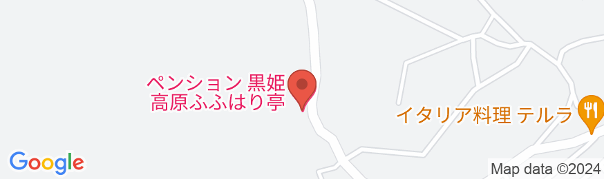 ペンション 黒姫高原ふふはり亭の地図