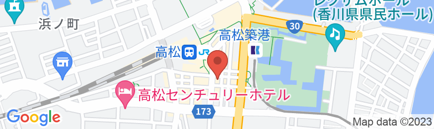 Alphabed 高松ステーションの地図
