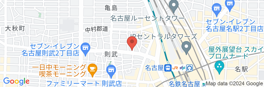 コンフォートホテル名古屋新幹線口の地図