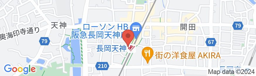 ホテル ディスカバー 京都 長岡京の地図