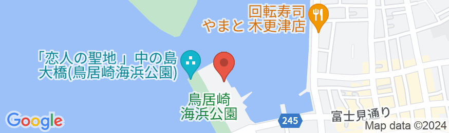 ファミリーロッジ旅籠屋・木更津港店の地図