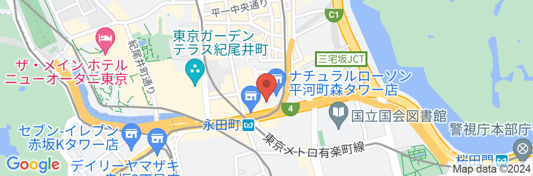 ザ・キタノホテル東京の地図
