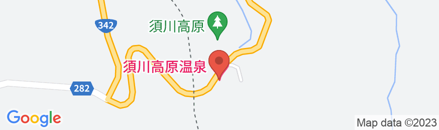 須川高原温泉の地図