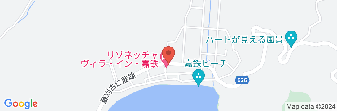 リゾネッチャヴィラ・イン・嘉鉄<奄美大島>の地図