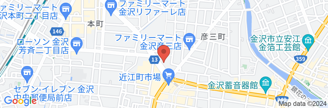 FORZA ホテルフォルツァ金沢の地図