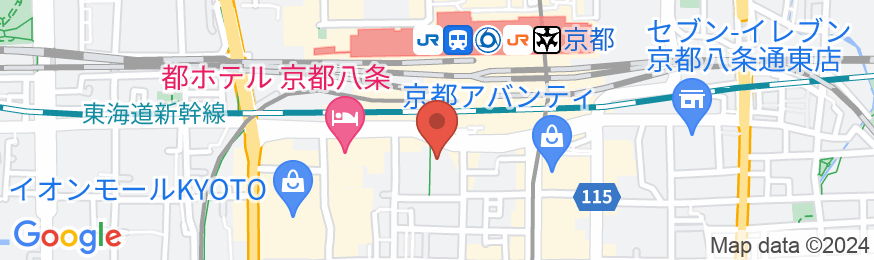 ホテル京阪 京都駅南の地図