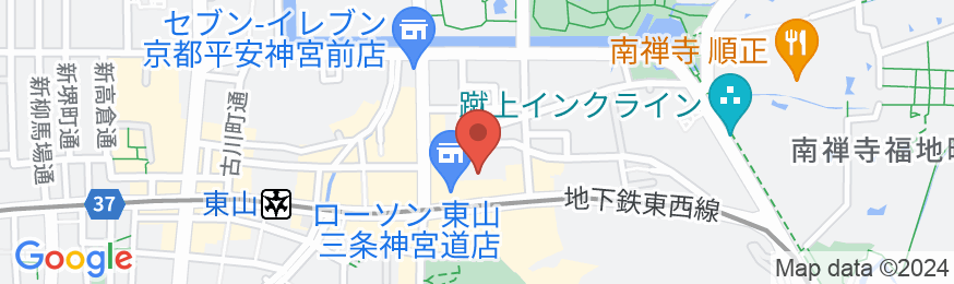 京都南禅寺道 MACHIYADOの地図