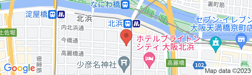 FORZA ホテルフォルツァ大阪北浜の地図