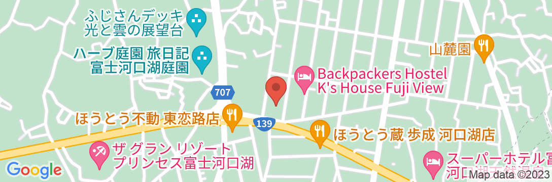 富士山リゾートホテルの地図