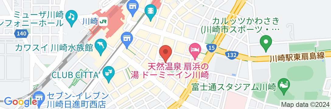 スラッシュ川崎(slash 川崎)の地図