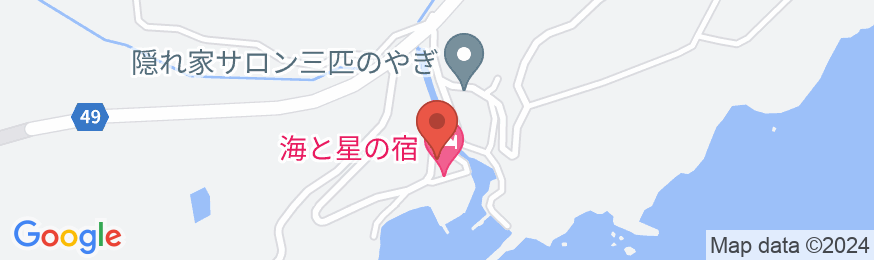 海と星の宿<五島・福江島>の地図