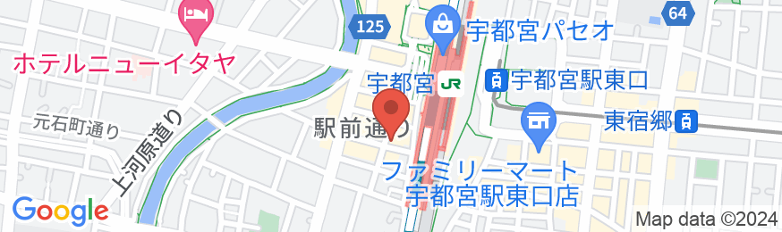 スマイルホテル宇都宮西口駅前の地図