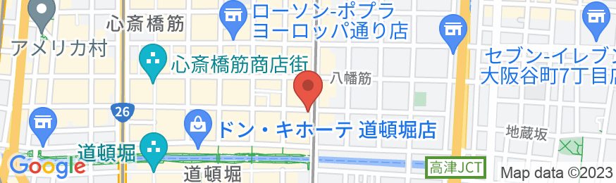 ホテルビスタ大阪[なんば]の地図