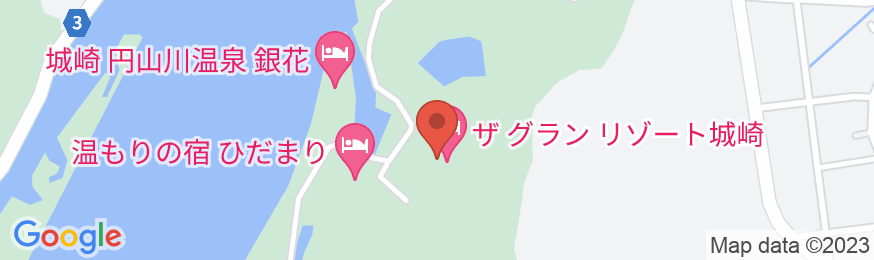 ザ グラン リゾート城崎の地図