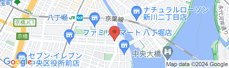 東京櫻子Hatchoboriの地図