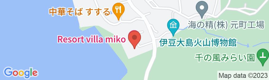Resort villa miko<大島>の地図