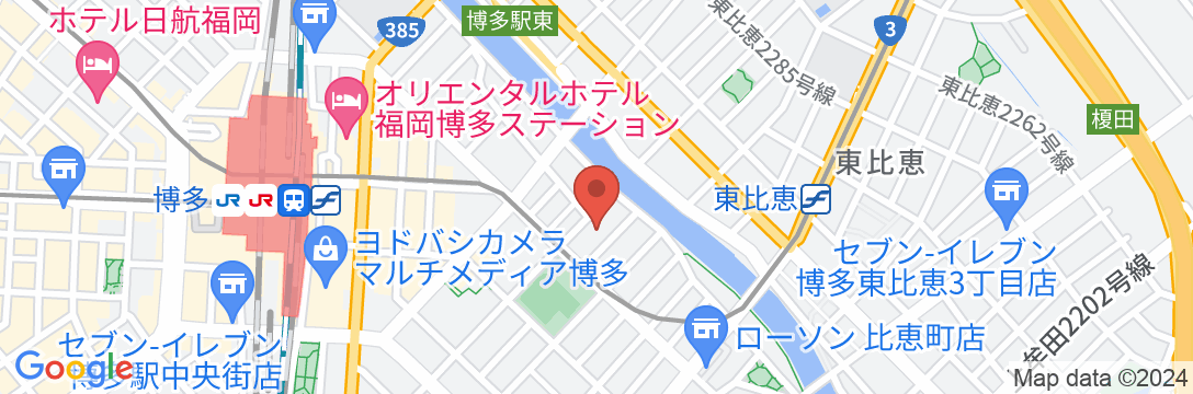 THE BASICS FUKUOKA (ザ・ベーシックス福岡)の地図