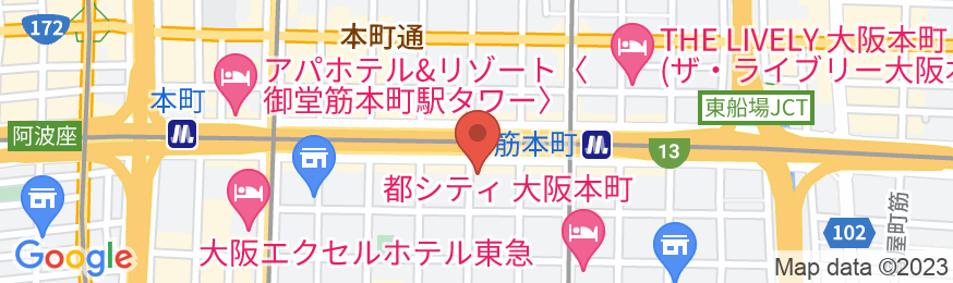 東急ステイ大阪本町の地図