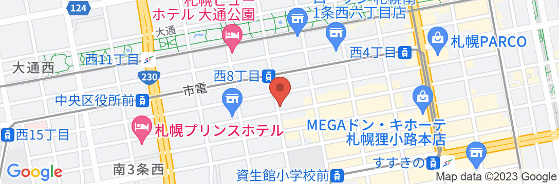 Tマークシティホテル札幌大通の地図
