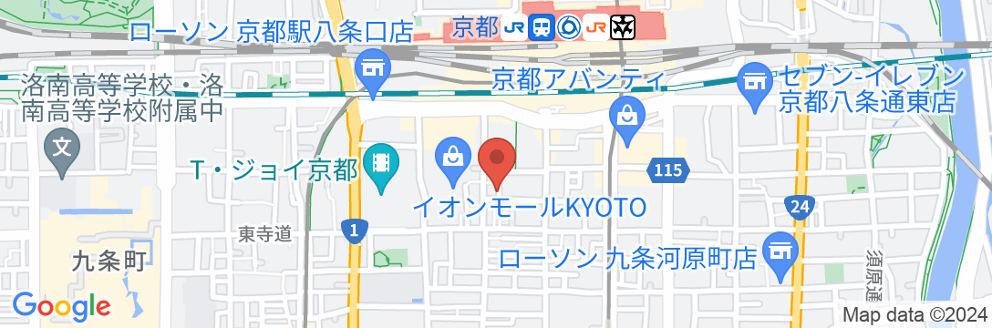奏 京都駅南の地図