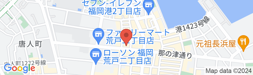 ALPHABED INN 福岡大濠公園の地図