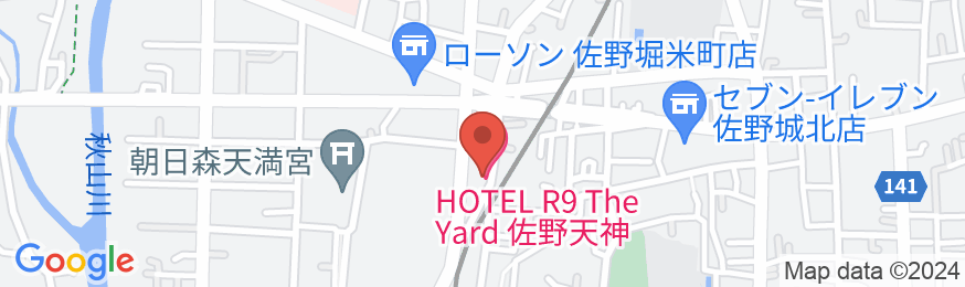 HOTEL R9 The Yard 佐野天神の地図