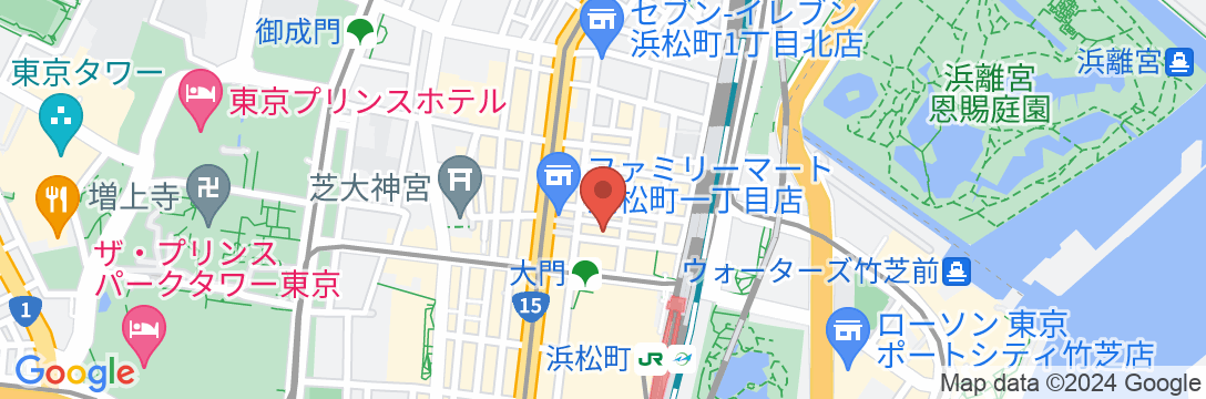ナインアワーズ浜松町の地図