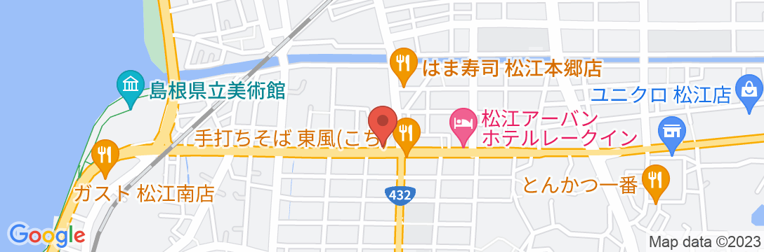 松江の里の地図