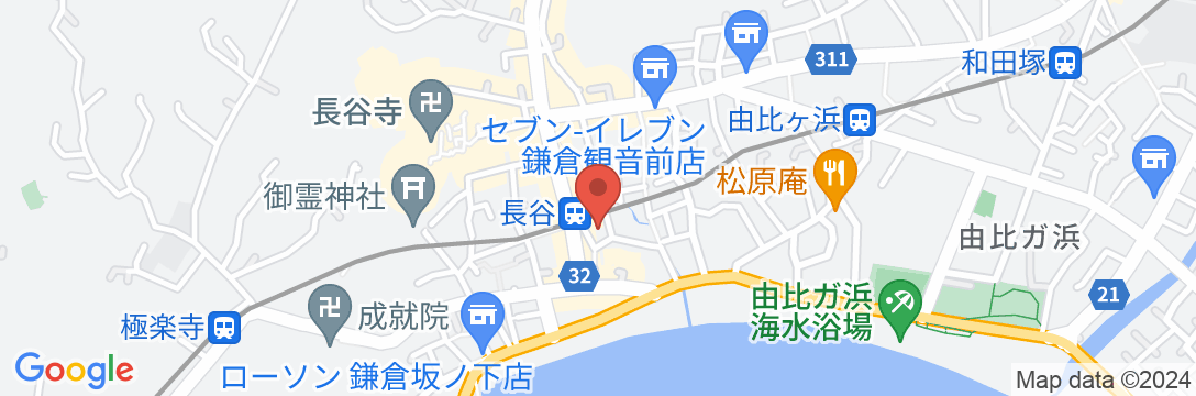 タローズハウス鎌倉HASEの地図