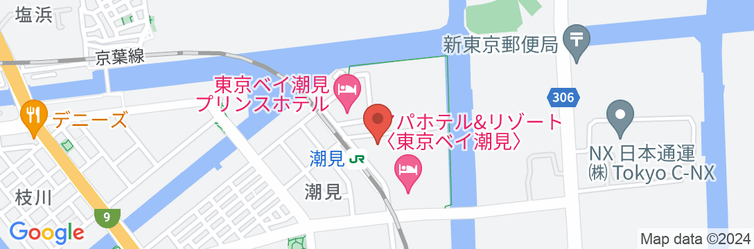 東京イーストサイド ホテル櫂会の地図