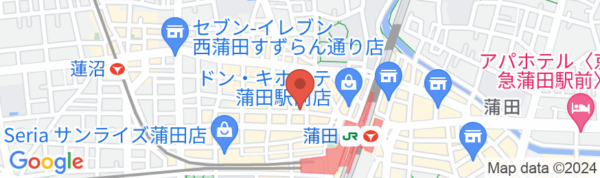 ホテルアジール東京蒲田(HOTEL ASYL TOKYO KAMATA)の地図