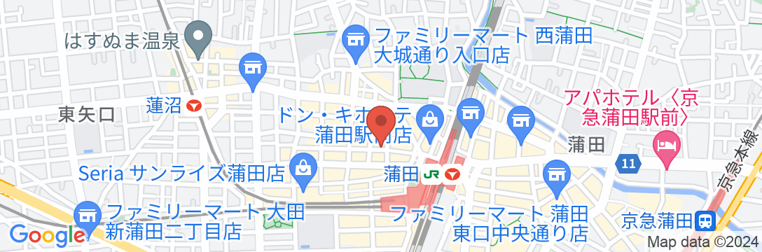 ホテルアジール東京蒲田(HOTEL ASYL TOKYO KAMATA)の地図