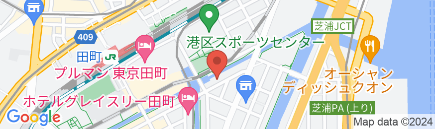 ホテルグランマーチ東京芝浦の地図