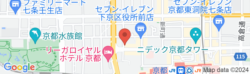 Rinn Kyoto Stationの地図