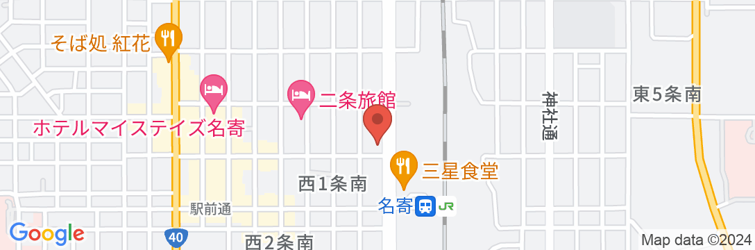 ニュー富士屋ホテルの地図